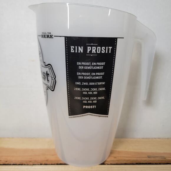 Wurstfest New Braunfels, Tx Plastic Pitcher & 3 Matching Plastic Cups - Picture 6 of 7